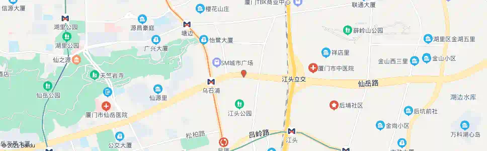 厦门仙岳路口_公交站地图_厦门公交_妙搜公交查询2025