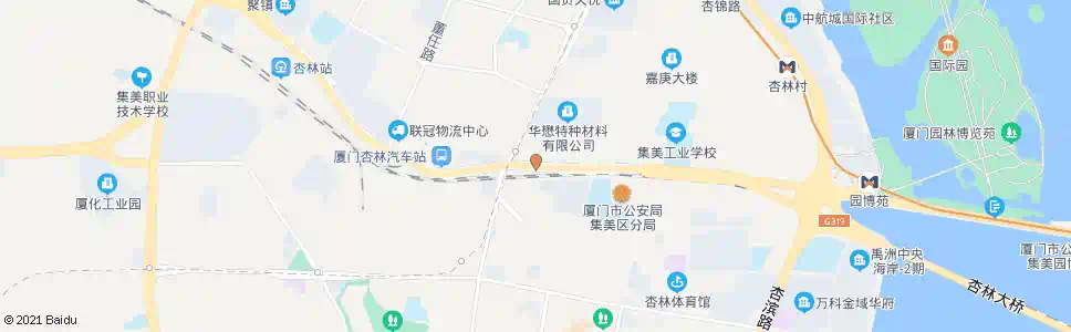 厦门杏北内茂_公交站地图_厦门公交_妙搜公交查询2025