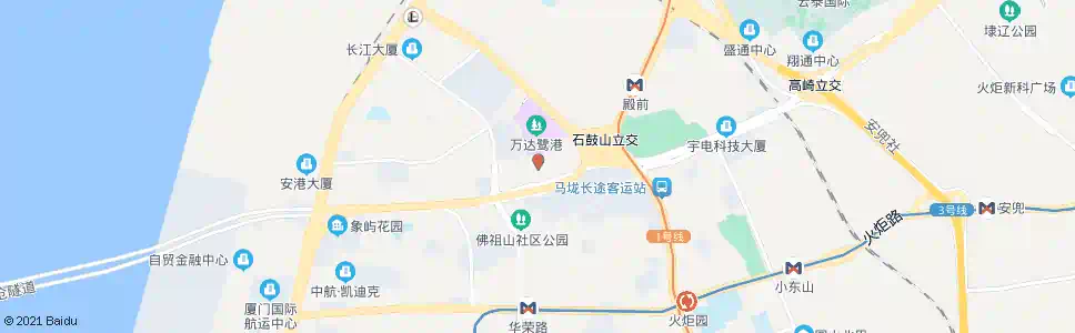 厦门麦德龙(长浩东路)_公交站地图_厦门公交_妙搜公交查询2025