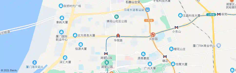 厦门华荣_公交站地图_厦门公交_妙搜公交查询2025