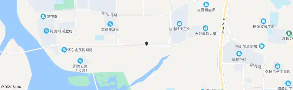 厦门友达南门_公交站地图_厦门公交_妙搜公交查询2025