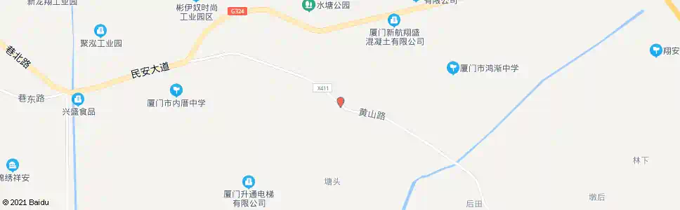 厦门后坑_公交站地图_厦门公交_妙搜公交查询2025