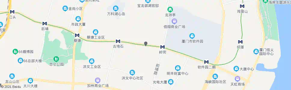 厦门赤坡山_公交站地图_厦门公交_妙搜公交查询2025