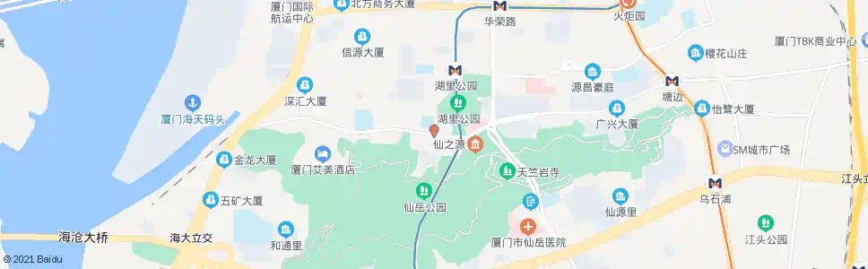 厦门南山公寓_公交站地图_厦门公交_妙搜公交查询2025