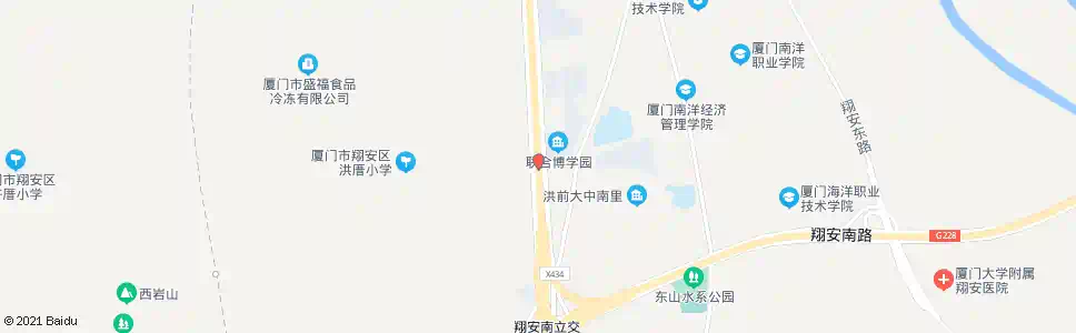 厦门西岩跨线桥_公交站地图_厦门公交_妙搜公交查询2025