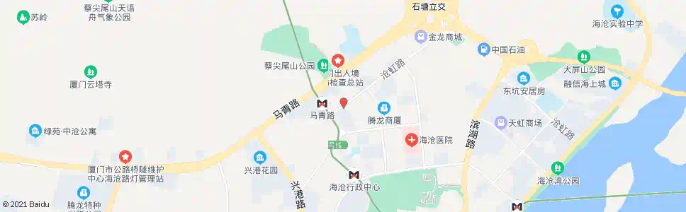 厦门海沧房产_公交站地图_厦门公交_妙搜公交查询2025