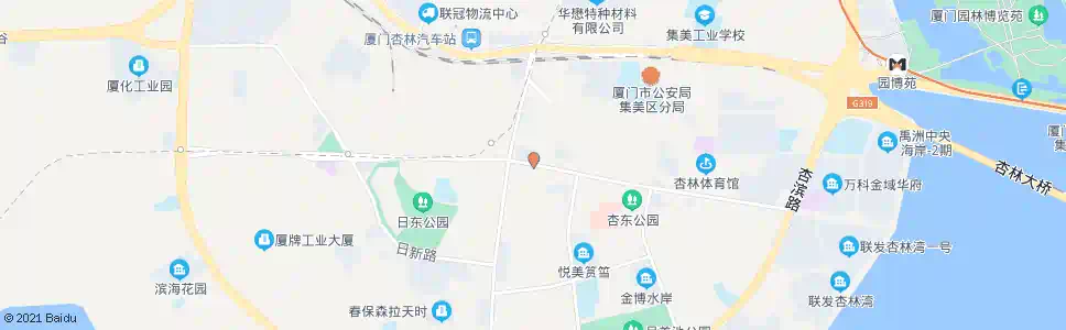 厦门白泉市场_公交站地图_厦门公交_妙搜公交查询2025