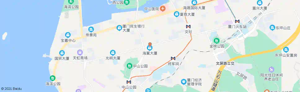 厦门二市站_公交站地图_厦门公交_妙搜公交查询2025