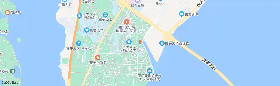 厦门红树康桥_公交站地图_厦门公交_妙搜公交查询2025
