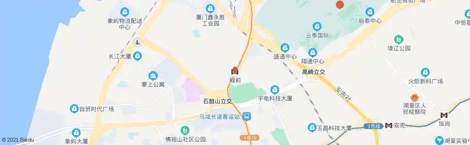 厦门殿前_公交站地图_厦门公交_妙搜公交查询2025