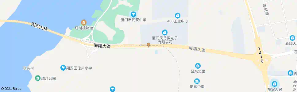 厦门城场_公交站地图_厦门公交_妙搜公交查询2025