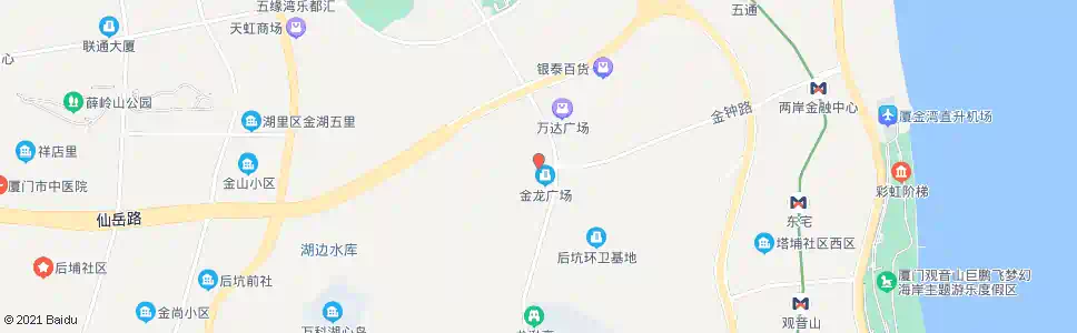 厦门湖边花园A区_公交站地图_厦门公交_妙搜公交查询2025
