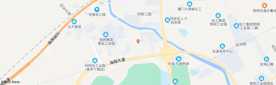 厦门美禾三路1站_公交站地图_厦门公交_妙搜公交查询2025