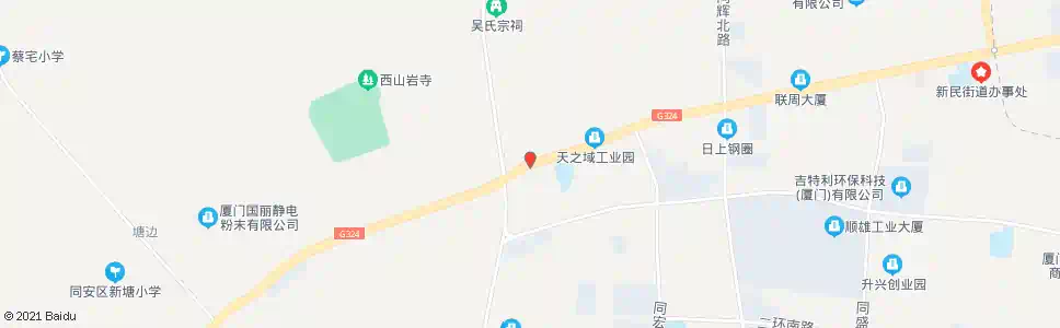 厦门新民西塘社区_公交站地图_厦门公交_妙搜公交查询2025