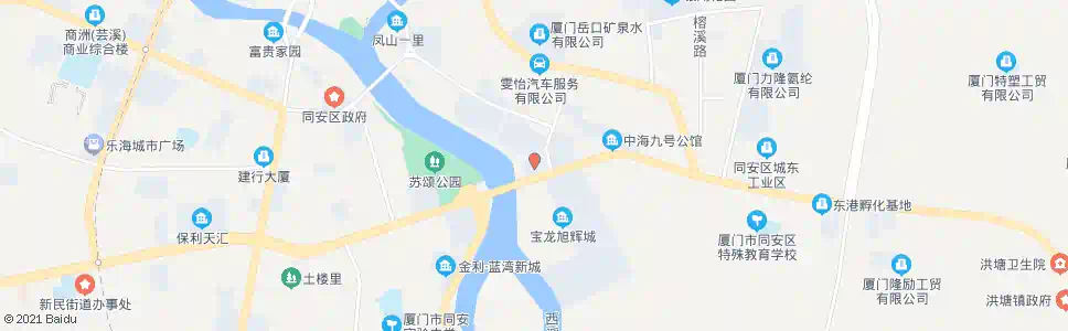 厦门同安区法院_公交站地图_厦门公交_妙搜公交查询2025