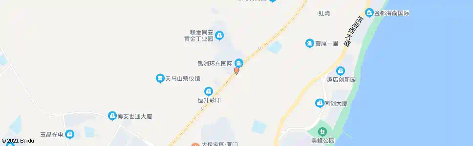 厦门禹洲大学城_公交站地图_厦门公交_妙搜公交查询2025