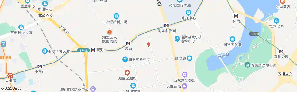 厦门禾山派出所_公交站地图_厦门公交_妙搜公交查询2025