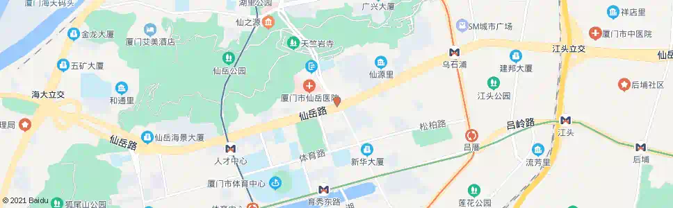 厦门莲岳路口_公交站地图_厦门公交_妙搜公交查询2025