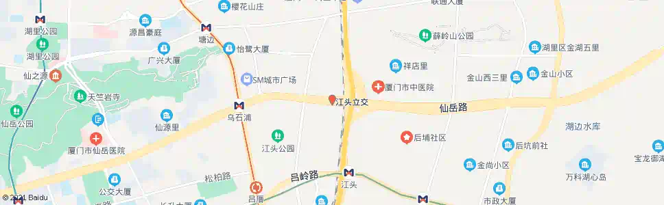 厦门中医院分院_公交站地图_厦门公交_妙搜公交查询2025