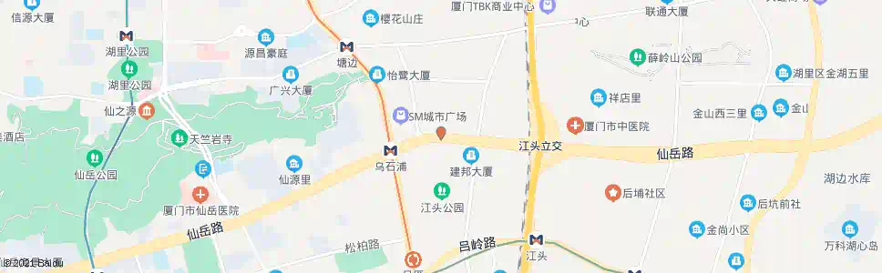 厦门白果山_公交站地图_厦门公交_妙搜公交查询2025