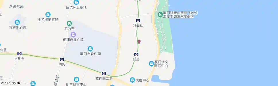 厦门何厝边防派出所_公交站地图_厦门公交_妙搜公交查询2025