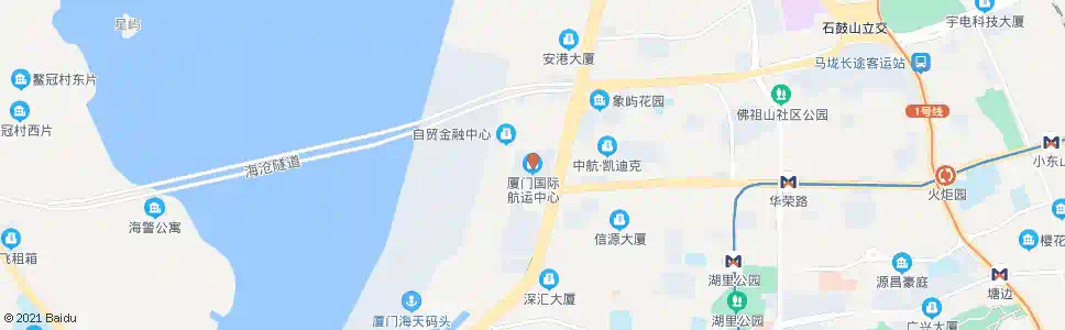 厦门国际航运中心_公交站地图_厦门公交_妙搜公交查询2025