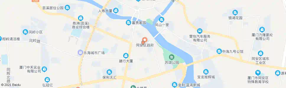 厦门同安区政府_公交站地图_厦门公交_妙搜公交查询2025