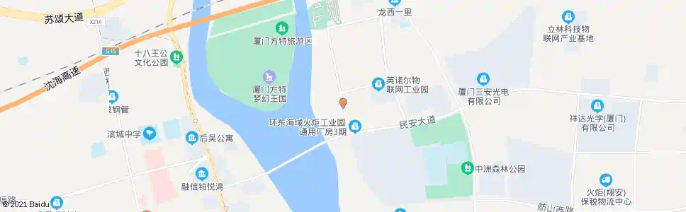 厦门火炬洪塘工业园_公交站地图_厦门公交_妙搜公交查询2025