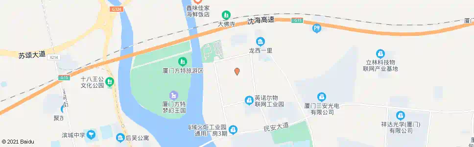 厦门同龙二路_公交站地图_厦门公交_妙搜公交查询2025