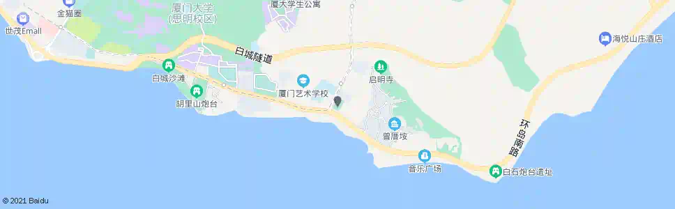 厦门小白鹭艺术中心_公交站地图_厦门公交_妙搜公交查询2025