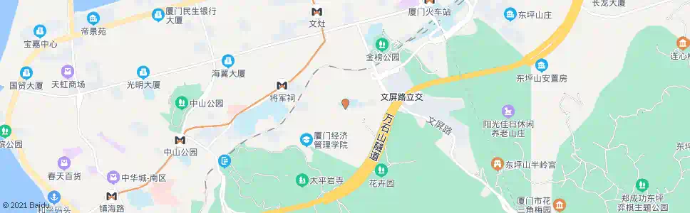 厦门思明二实小_公交站地图_厦门公交_妙搜公交查询2025