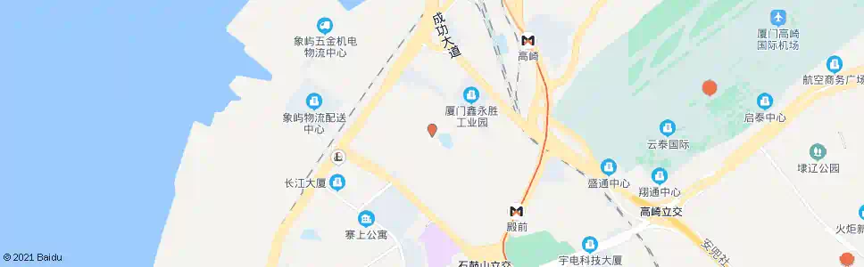 厦门高殿中心小学_公交站地图_厦门公交_妙搜公交查询2025