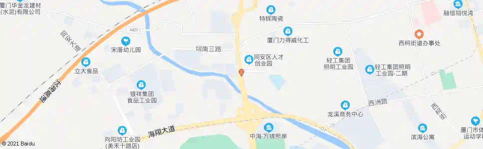 厦门轻工食品园公交场站_公交站地图_厦门公交_妙搜公交查询2025