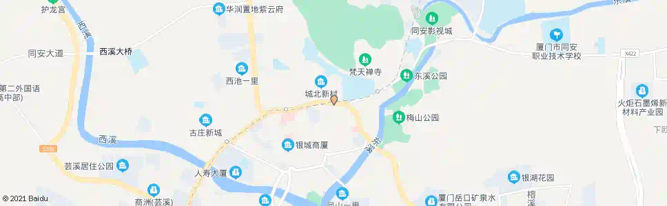 厦门同安一中_公交站地图_厦门公交_妙搜公交查询2025