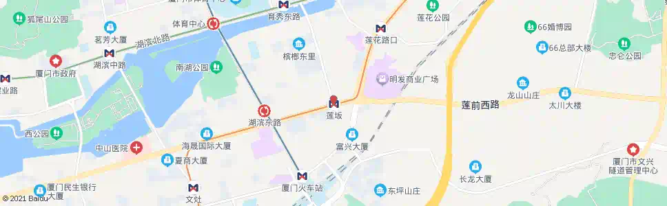 厦门湖明路_公交站地图_厦门公交_妙搜公交查询2025
