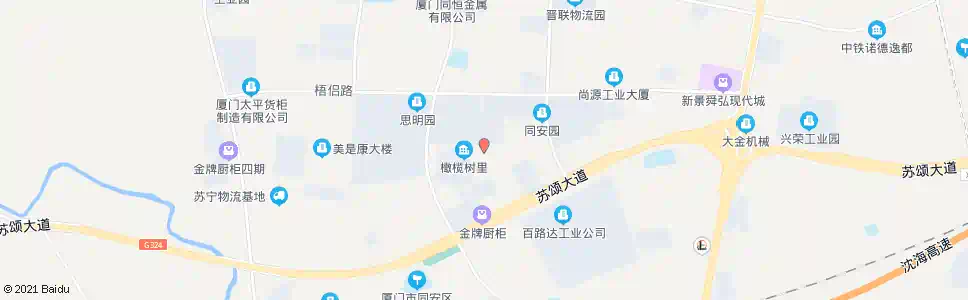 厦门同明路站_公交站地图_厦门公交_妙搜公交查询2025