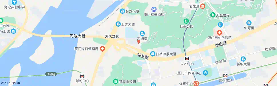 厦门东渡二小_公交站地图_厦门公交_妙搜公交查询2025