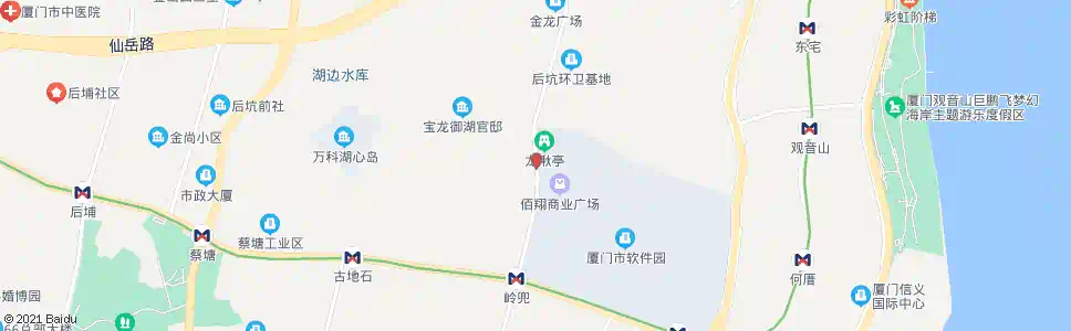 厦门软件园西门_公交站地图_厦门公交_妙搜公交查询2025