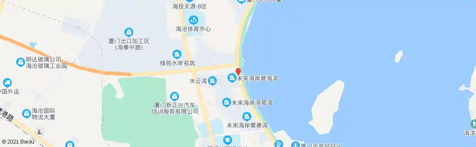 厦门中骏天峰_公交站地图_厦门公交_妙搜公交查询2025
