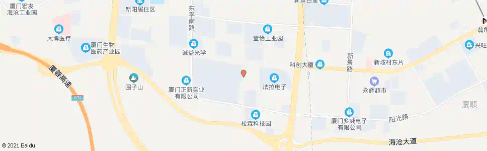 厦门海燕正新_公交站地图_厦门公交_妙搜公交查询2025