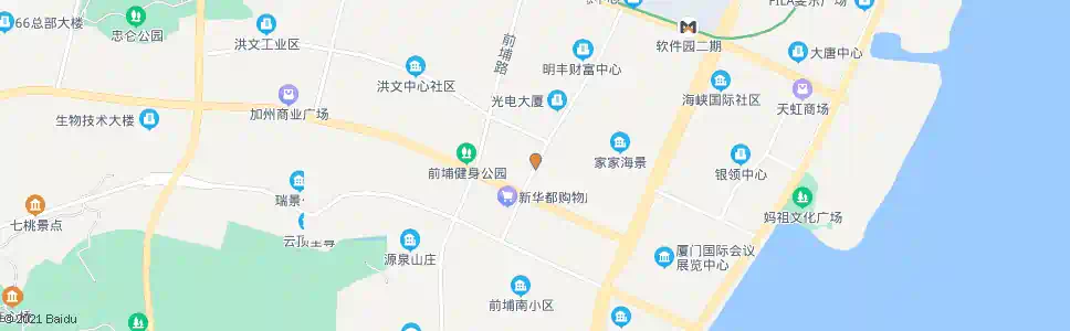 厦门前埔二里_公交站地图_厦门公交_妙搜公交查询2025