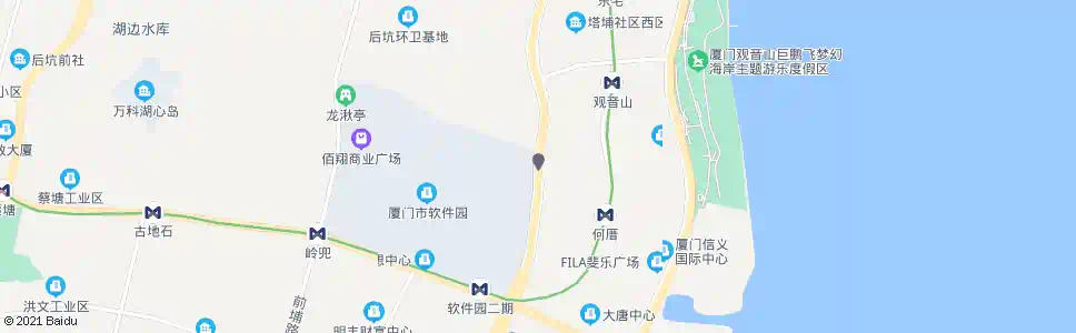 厦门软件园东门_公交站地图_厦门公交_妙搜公交查询2025