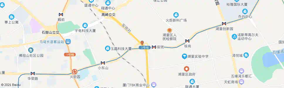 厦门安兜(成功大道)_公交站地图_厦门公交_妙搜公交查询2025