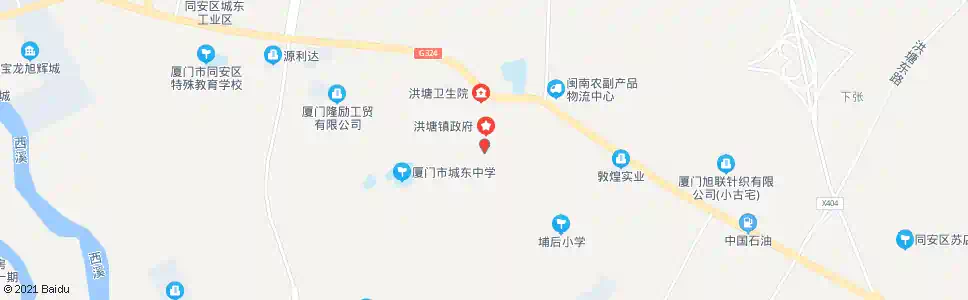 厦门洪塘镇政府_公交站地图_厦门公交_妙搜公交查询2025