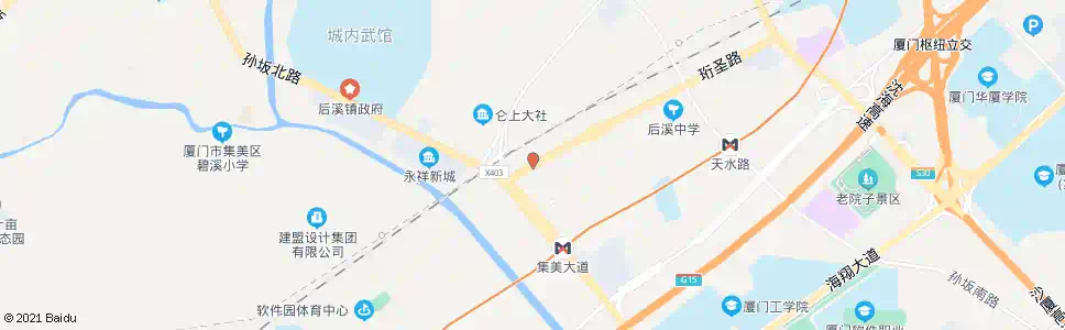 厦门洪谦广场_公交站地图_厦门公交_妙搜公交查询2025