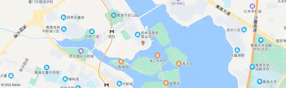 厦门杏林湾商务中心_公交站地图_厦门公交_妙搜公交查询2025