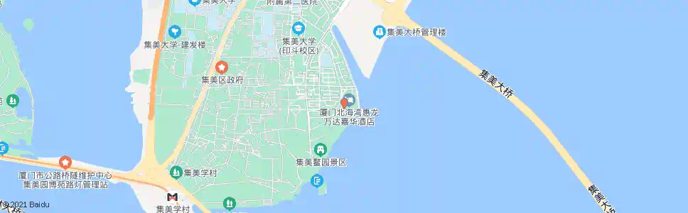 厦门京闽北海湾_公交站地图_厦门公交_妙搜公交查询2025