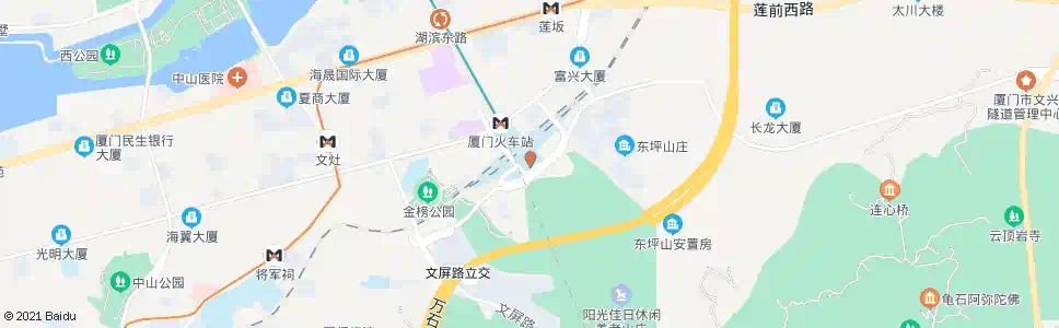 厦门火车站南广场_公交站地图_厦门公交_妙搜公交查询2025
