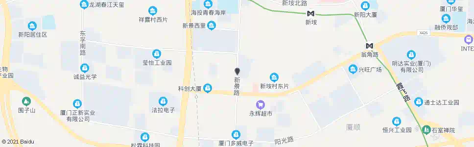 厦门正顺花园_公交站地图_厦门公交_妙搜公交查询2025