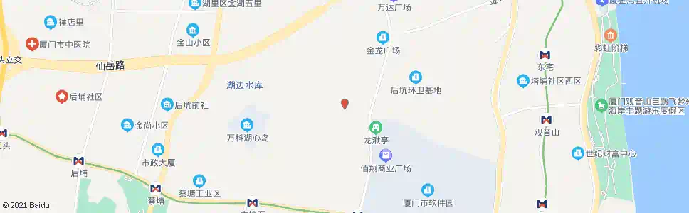 厦门虎仔山西路_公交站地图_厦门公交_妙搜公交查询2025